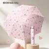 Guarda-chuva Reversível Dobrável Cartoon Feminino Cola Preta Proteção Solar Guarda-sol Uso Duplo para Dias Ensolarados e Chuvosos Guarda-chuva Dobrável Portátil Presente para Estudante Personalização