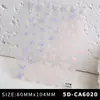 Nuevo Pegatina de Arte para Uñas Mariposa 3D Estéreo Relieve Rosa Mariposa Pegatina Blanca DIY Accesorios Estéreo para Uñas