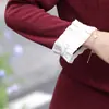 Vestido de otoño a la moda para madres, conjunto de dos piezas de longitud media, nuevo vestido de manga larga para mujeres de mediana edad y mayores