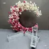 Lugar de Exposición de Bodas Estilo Plegable Maceta para Flores Arreglo Floral de Boda Base de Maceta de Hierro Estilo Coreano Caja para Arreglos Florales Accesorios