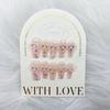 Real Shot Mão Usando Armadura Venda por atacado Nova Luz Branca Terapia Nail Art Removível Unha Falsa Estudante Impermeável Nail Paste