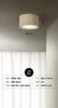 Francês Open-fitting Downlight Round Sala de estar Quarto Corredor Fundo Parede Sem luz principal Entrada Vestiário Teto Luz Spotlight