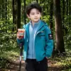 Jaqueta de Montanhismo Masculina para Exterior Primavera Outono 2026 Nova Roupa Esportiva de Outono Infantil Forro de Lã Três em Um