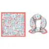 Comércio Exterior Outono Novo Estilo Lenço de Seda Decorativo Quadrado Pequeno para Mulheres, Primavera e Verão Fino Seda Imitação Moda Cachecol de Pescoço Lenço de Cabeça Venda por Atacado