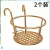 Gancho para Barandilla de Balcón Colgador para Macetas Colgante Antirrobo Estante de Almacenamiento para Colgar en Ventana Soporte para Flores Soporte de Hierro para Exterior en Repisa de Ventana