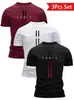 Camiseta Esportiva Manga Curta Gola Redonda Secagem Rápida Tamanho Europeu Transfronteiriça, Respirável e Absorvente de Suor, Design com Estampa de Paris, Corte Regular