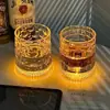 Porta-copos Criativo Brilhante da Moda, Copo de Whisky Giratório Brilhante, Copo de Bebida para Alívio de Estresse, Copo