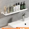 Estante de Almacenamiento Plegable para Baño Inodoro Varios Artefactos Colgante de Pared Sin Perforaciones Lavabo Estante de Almacenamiento para Pared de Inodoro