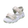 Sandalias de Plataforma Plataforma para Mujer 2022 Verano Nuevo Celebridad de Internet Estudiante Moda Velcro Casual Punta de Pez Playa Zapatos de Mujer