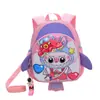 Nova Mochila Escolar Infantil Desenho Animado Fofa Jardim de Infância 3-5-7 Anos Mochila de Bebê Leve Redutora de Carga Mochila Pequena
