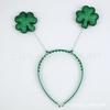 Calle. Hebilla de cabeza de sección Teparic traje sombrero hebilla de cabeza suministros de decoración diadema de fiesta de trébol de sección irlandesa