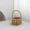 Cesta de flores de ovo Cesta de flores portátil de lua cheia Cesta de flores Cesta de flores Cesta de flores de frutas Cesta de flores francesa Cesta de presente