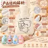 Bolsa de Água Quente Descartável de Inverno Antiescamento Desenho Animado Pelúcia Bolsa de Água Quente Estudante Portátil Enchível Quente Bebê Injeção de Água Bolsa de Calor