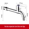 Torneira de máquina de lavar de 4 pontos de uso duplo, torneira de piscina de esfregão multiuso alongada, torneira de um conector de duas saídas, tee