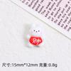 Mini Año Nuevo Fortuna Dibujos Animados DIY Arte de Uñas Pasador Accesorios Pegamento Crema Resina Accesorios Kit de Materiales