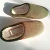 Par de fieltro de algodón algodón fuerte anti-colapso zapatillas de algodón para el hogar transfronterizo Amazon