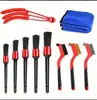 Venta Directa de Fábrica Kit de Limpieza para Coche de 24 Piezas Cera Pulidora Herramienta Especial para Rines Juego de Cepillos de Cuidado