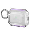 Adecuado para Funda Protectora de Auriculares Bluetooth AirPods Pro 3ª Generación, Carcasa Blanda Transparente Apple, Funda para Auriculares Anticaídas de Color Contrastante