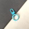 Pintura cor de doce, bolinhas onduladas, argola de mola, corrente de porta, chaveiro, pingente, chaveiro DIY, bonecos para mala, bolsa, ornamentos