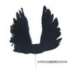 Alas Grandes de Plumas Adorno para Pastel Decoración para Hornear Celebridad Cibernética Bandera de Doble Cara Aderezo para Mesa de Postres Adornos de Cumpleaños