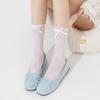 Botas ainda algodão primavera e verão meias finas de renda femininas Lolita laço vazado série miu pilha de meias de princesa