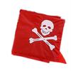 Disfraz de pirata para Halloween, turbante negro y rojo, para baile de máscaras, accesorios para actuación, fábrica de turbantes piratas, venta al por mayor