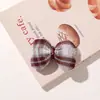 Moda Milenial Festivo Cuadros Relleno de Algodón Accesorios de Lazo Ropa DIY Accesorios para el Cabello Broche Accesorios de Joyería