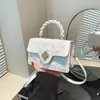 Bolso Cruzado de Moda Fresco Estilo Coreano Verano 2025 Bolso de Hombro para Mujer Bolso Pequeño de Aroma Estilo Occidental Lujo Ligero