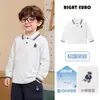Camisa Polo Estilo Academia Europea para Niño Derecha Ropa de Otoño 2026 Ropa Nueva para Niños Niños Bebé Niño Pequeño Estilo Primavera Otoño Moderno