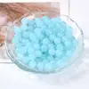 Contas Redondas de Vidro Liso de Porcelana Contas de Cristal Feitas à Mão para Pulseira DIY Colar Materiais para Miçangas Acessórios de Joias Atacado
