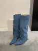 Botas de chica caliente, botas de suela plana apiladas estilo páramo, botas altas de caña ancha, botas altas de punta con caña ancha, botas de cowboy para mujer, talla grande