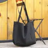 Bolsa de Lona da Moda para Comércio Exterior, Bolsa de Ombro Grande e Simples para Compras, Bolsa Tote para Estudante com Logo Personalizado