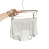 Atacado Verão Seda de Gelo Tamanho Grande Caixa com 5 Peças Boxer Feminino de Alta Elasticidade Estilo Fino Shorts Boxer Feminino