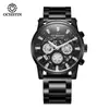 Aliexpress Relógio Masculino Sol Lua Estrelas Calendário Vazado Tourbillon Relógio de Quartzo Tendência da Moda Relógio à Prova d'Água