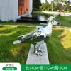Adornos de Paloma Simulada Esculturas de Pájaros Animales Adornos Exteriores de Acero Inoxidable Imitación Cobre Decoraciones para Patio Jardín Interior