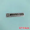 Aplicable a Pegatina para Coche Mercedes-Benz Clase C Clase E GLC GLA GLB Pegatina Decorativa de Metal Logo AMG Placa de Nombre BRABUS Logo de Aluminio