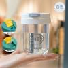 Taza de Agua de Gran Capacidad, Taza de Agua Deportiva de Alto Valor, Taza con Popote para Exteriores, Botella de Agua de PC para Exteriores de Verano con Popote, Fitness