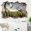 Comercio exterior transfronterizo al por mayor pegatinas tridimensionales de Tiranosaurio Rex Jurásico de dinosaurios para sala de estar, dormitorio, papel tapiz decorativo, pegatinas autoadhesivas