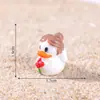 Nuevo producto transfronterizo: adorables figuras de patos de boda con temática de pareja, lindas decoraciones de patitos, accesorios para manualidades, adornos para paisajes en miniatura y pequeñas decoraciones de escritorio