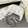 Bolso cruzado de estilo coreano, nuevo, moderno, de alta apariencia, nicho, color sólido, simple, estilo universitario, para mujer, ligero y de gran capacidad