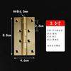 Bisagra Oculta de Cobre Puro Antiguo Chino para Puerta de Gabinete, Bisagra Plegable de Latón para Puerta de Madera, Bisagra para Caja de Madera de Alcanfor, Bisagra con Carcasa de Cobre Completo