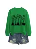Amazon eBay sitio independiente de moda y único para mujer, recipiente químico de cinco frascos, sudadera floral otoño-invierno para comercio exterior