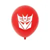 Decoración de escena con globos temática de Transformers, globos decorativos para fiestas de cumpleaños transfronterizas, globos de látex engrosados