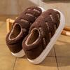 Pantuflas de Invierno para Hombre y Mujer, de Casa, para Interiores, Novedad 2025, Suela Gruesa, Antideslizantes, Felpa, Cálidas