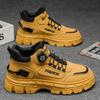 Zapatos para Hombre 2026 Primavera Nuevos de Caña Alta Casual Deportivos de Moda Suela Gruesa que Aumentan la Altura Antideslizantes para Exteriores Ropa de Trabajo Botas Martin