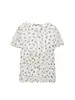 Ropa para Mujer Zr Exportación al por Mayor Primavera Nueva Estilo Europeo y Americano Transparente Gasa Manga Abullonada Top de Manga Corta