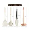 Conjunto de espátulas de silicone para atacado de fábrica, conjunto completo de utensílios de cozinha de silicone para uso doméstico, incluindo espátulas e colheres para cozinhar