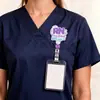 Carrete de Insignia Retráctil Personalizado de Fábrica DIY con Cuentas para Enfermeras para Decorar Portatarjetas de Identificación del Trabajo Conveniente para Pasar Tarjeta de Acceso Se Aceptan Pedidos Pequeños