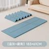 Esterilla de yoga plegable SanFan, portátil, gruesa y amplia, ecológica, de TPE, antideslizante, impermeable, para el hogar