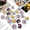 Pieza de cerámica blanda de simulación de amor, rebanada grande de 2 cm, gota de pegamento, crema, pegamento, amasado, música, decoración artesanal, accesorios de horquilla para el cabello